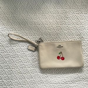 Coach Cherry Wristlet